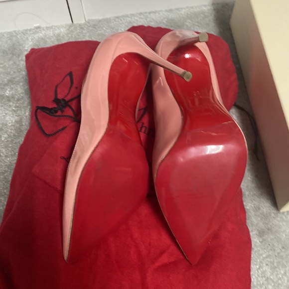 Christian Louboutin Pigagge Follies 100 Patent P292 Guimauve - Picture 7 of 16